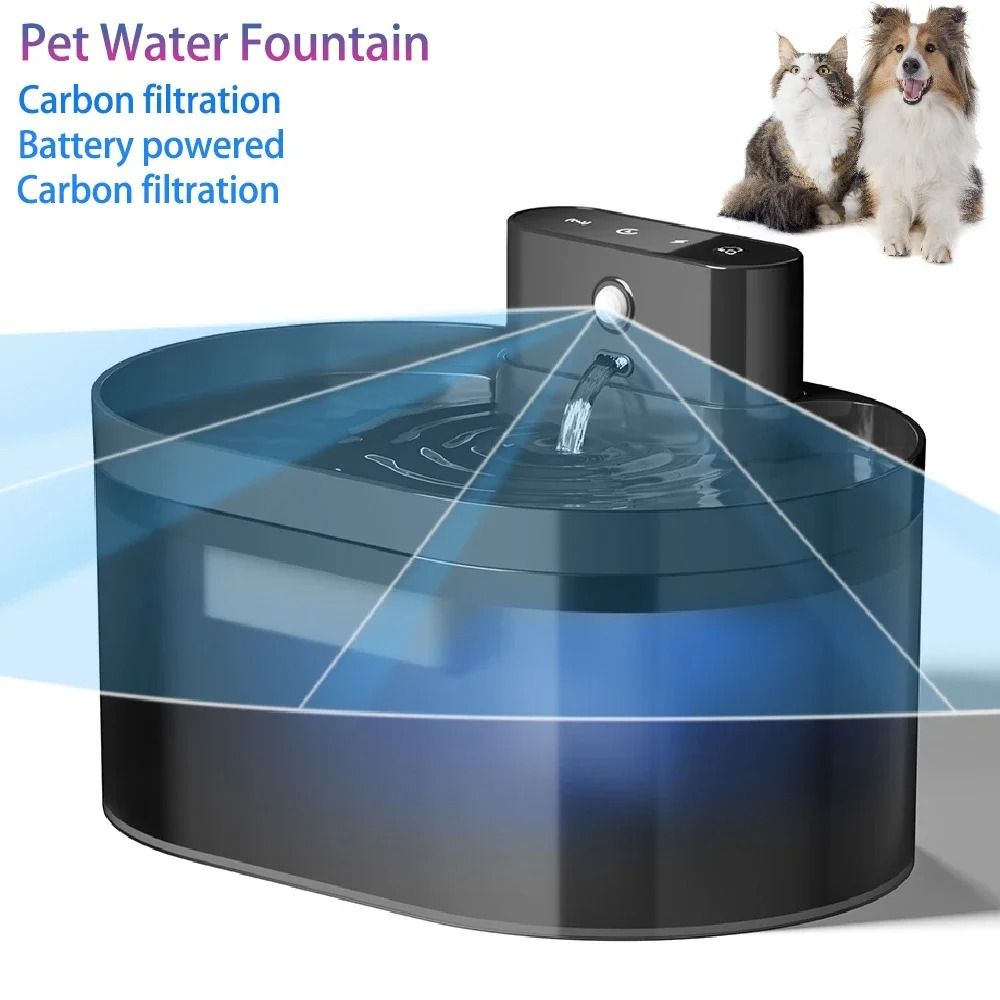 22L Wireless Automatic Pet Water Fountain With Motion Sensor For Cats And Dogs 7
