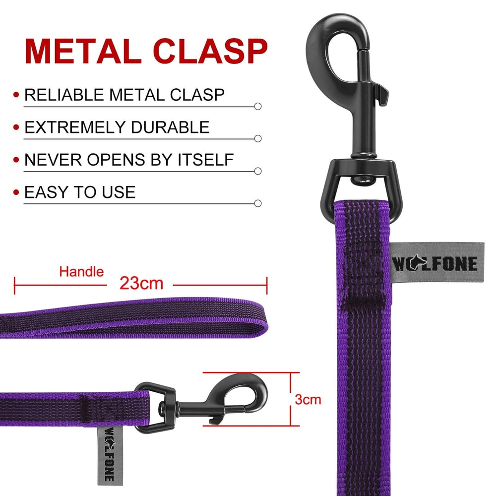 Long Training Dog Leash Durable Dual Color Lead For Walking And Recall Training 14