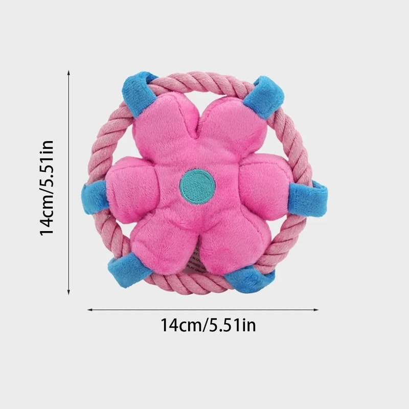 Durable Rope Fetch Dog Toy Interactive Chew Toy For Teeth Cleaning And Training 4