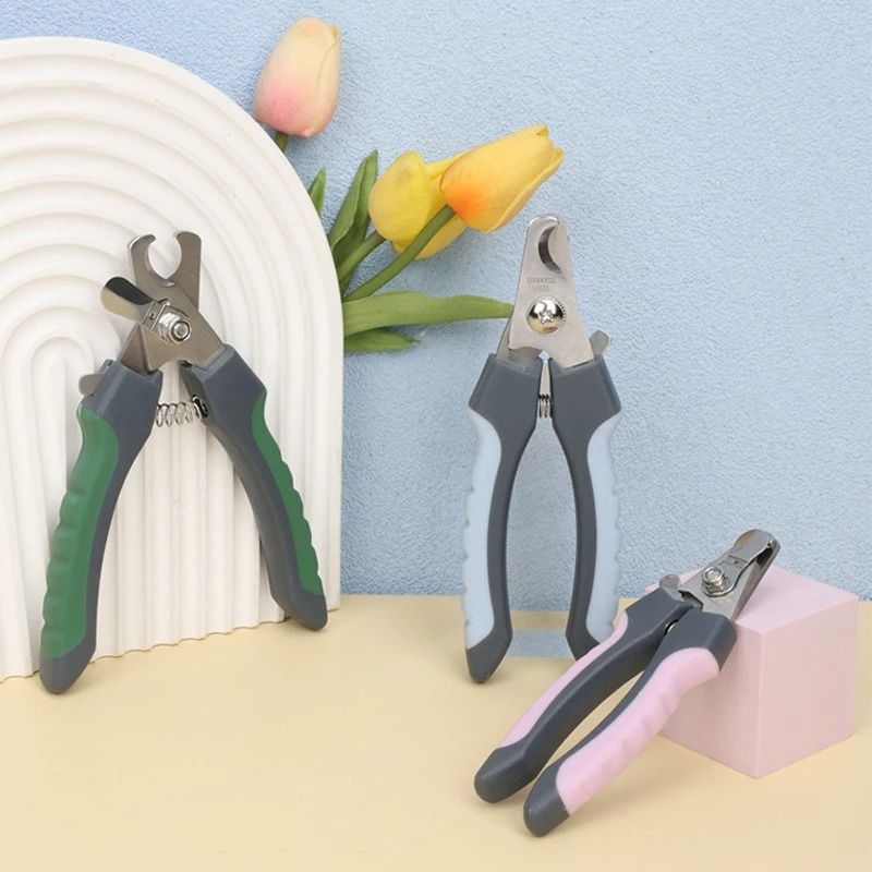 Professional Stainless Steel Pet Nail Clipper For Dogs And Cats Labor Saving Nail Trimmer 7