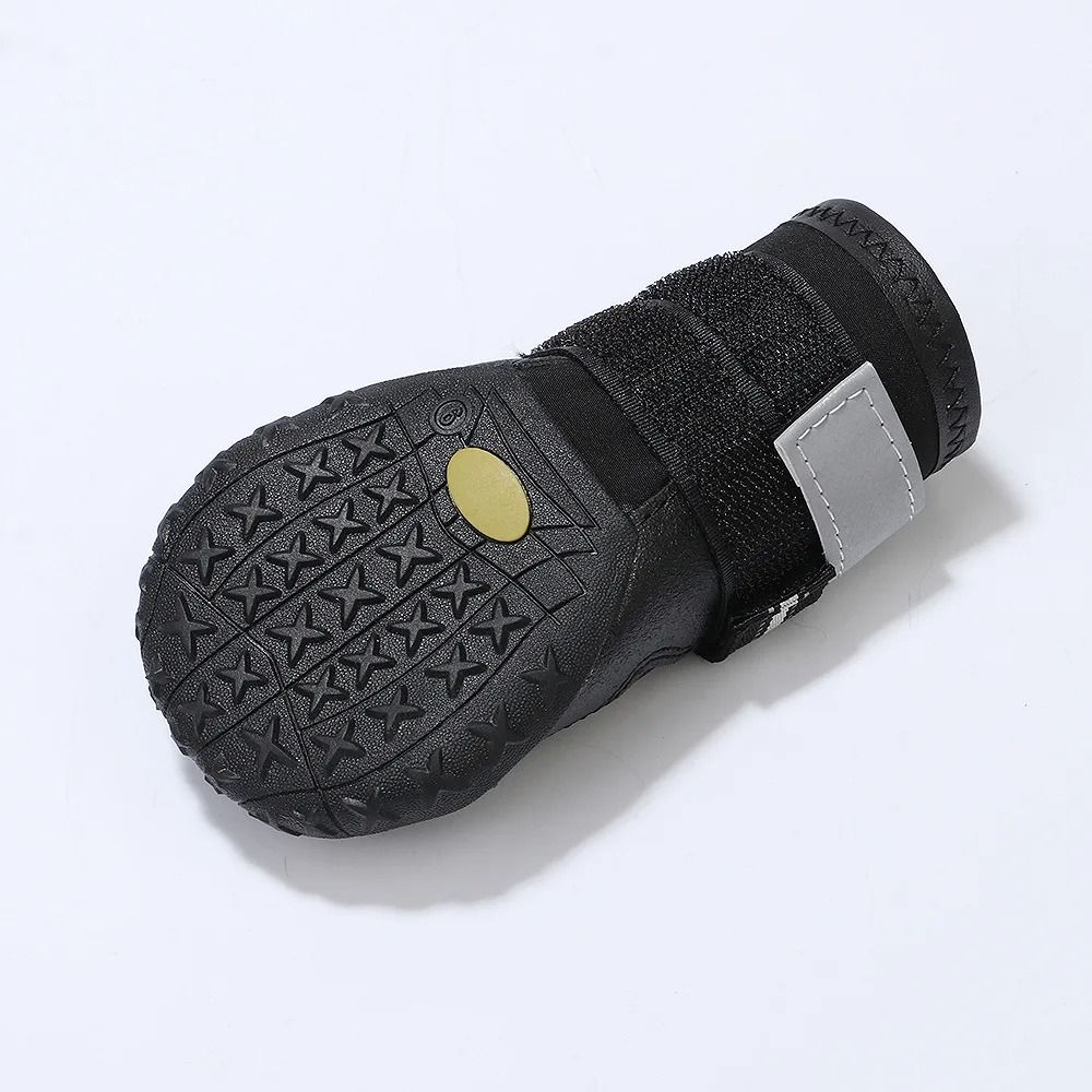 Reflective Waterproof Dog Boots Anti Slip Winter Pet Shoes For Medium And Large Dogs 5