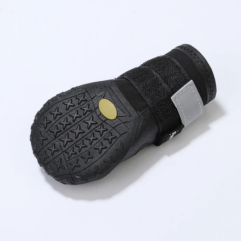 Reflective Waterproof Dog Boots Anti Slip Winter Pet Shoes For Medium And Large Dogs 5