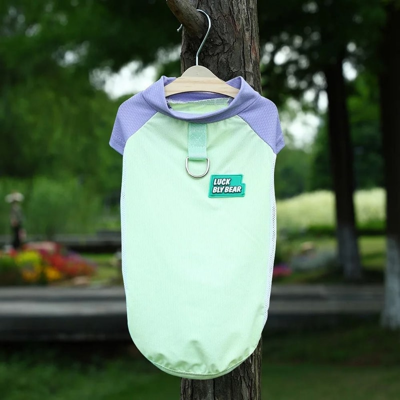 Summer UV Protection Pet Vest Breathable Ice Silk Shirt For Dogs And Cats 2
