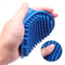 Adjustable Ring Handle Pet Grooming Brush Rubber Bristle Shedding And Bath Comb For Dogs And Cats 7