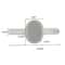 Adjustable Ring Handle Pet Grooming Brush Rubber Bristle Shedding And Bath Comb For Dogs And Cats 8