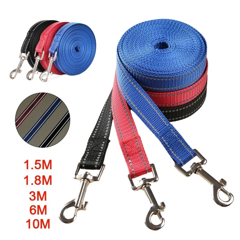 Reflective Nylon Dog Leash Long Training Lead For Small Medium And Large Dogs 9