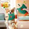 Animal Shape Squeaky Dog Toy Soft Plush Chew And Dental Training Toy For Puppies And Dogs 5