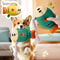 Animal Shape Squeaky Dog Toy Soft Plush Chew And Dental Training Toy For Puppies And Dogs 0