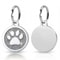 Personalized Pet ID Tag Engraved Glitter Paw Collar Pendant For Dogs And Cats 4