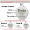 Personalized Pet ID Tag Engraved Glitter Paw Collar Pendant For Dogs And Cats 10