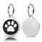 Personalized Pet ID Tag Engraved Glitter Paw Collar Pendant For Dogs And Cats 5