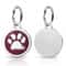 Personalized Pet ID Tag Engraved Glitter Paw Collar Pendant For Dogs And Cats 2