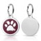 Personalized Pet ID Tag Engraved Glitter Paw Collar Pendant For Dogs And Cats 2
