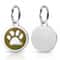 Personalized Pet ID Tag Engraved Glitter Paw Collar Pendant For Dogs And Cats 3