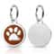 Personalized Pet ID Tag Engraved Glitter Paw Collar Pendant For Dogs And Cats 1