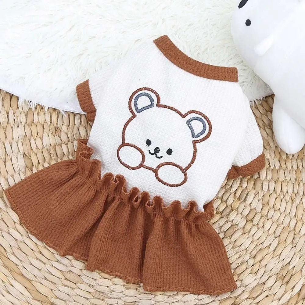 Spring Summer Dog T Shirt Soft Pet Dress And Shirt For Small And Medium Dogs And Cats 2