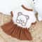 Spring Summer Dog T Shirt Soft Pet Dress And Shirt For Small And Medium Dogs And Cats 2