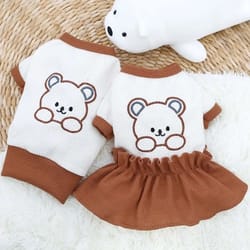 spring summer dog t shirt soft pet dress and shirt for small and medium dogs and cats