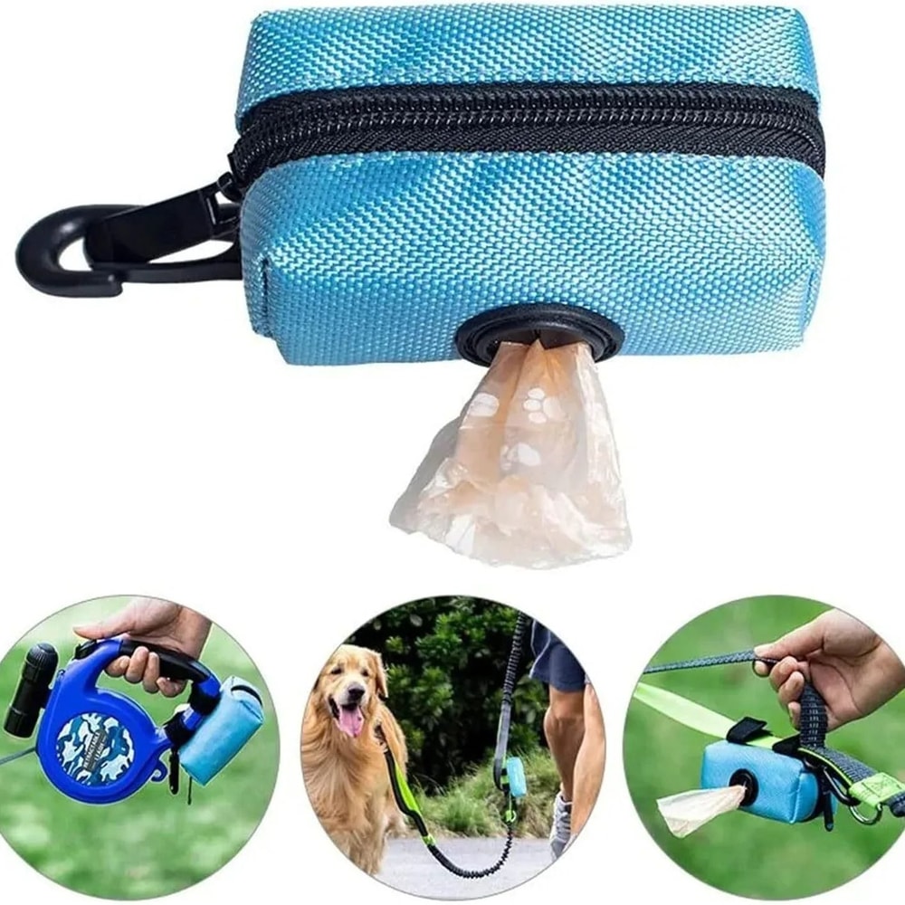 Portable Dog Poop Bag Holder Pet Waste Bag Dispenser For Walking And Outdoor Travel 10