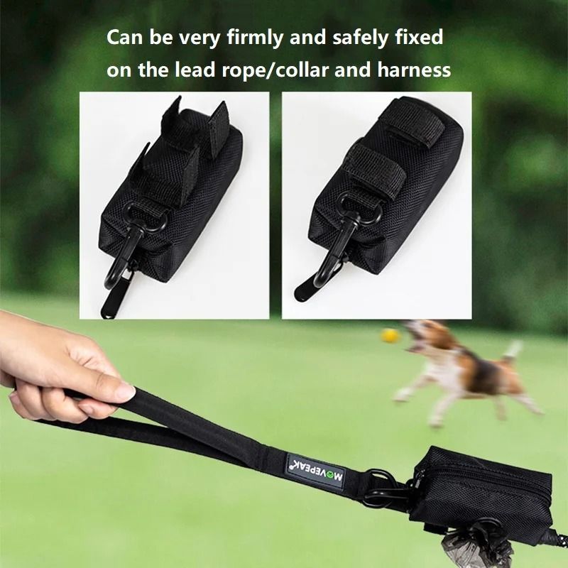 Portable Dog Poop Bag Holder Pet Waste Bag Dispenser For Walking And Outdoor Travel 9