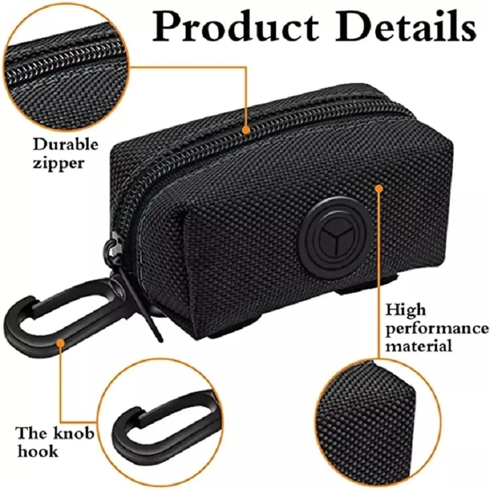 Portable Dog Poop Bag Holder Pet Waste Bag Dispenser For Walking And Outdoor Travel 12