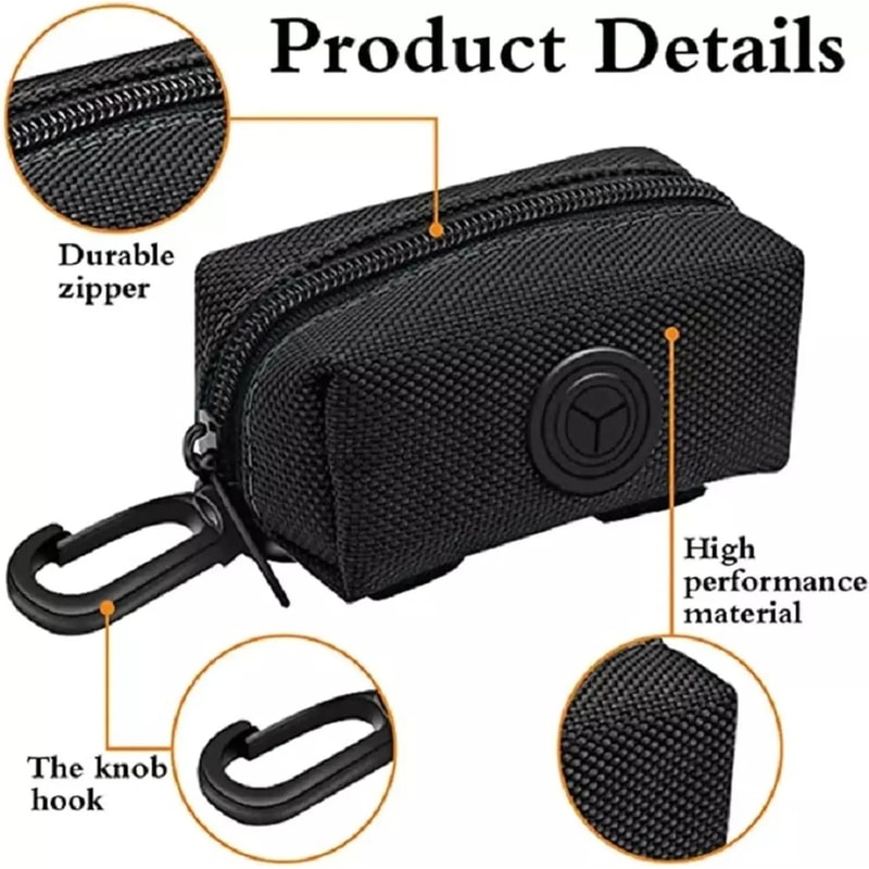 Portable Dog Poop Bag Holder Pet Waste Bag Dispenser For Walking And Outdoor Travel 12