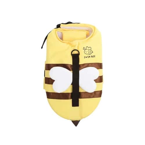 Little Bee Dog Life Jacket Waterproof Summer Swimsuit Harness for Puppies and Dogs