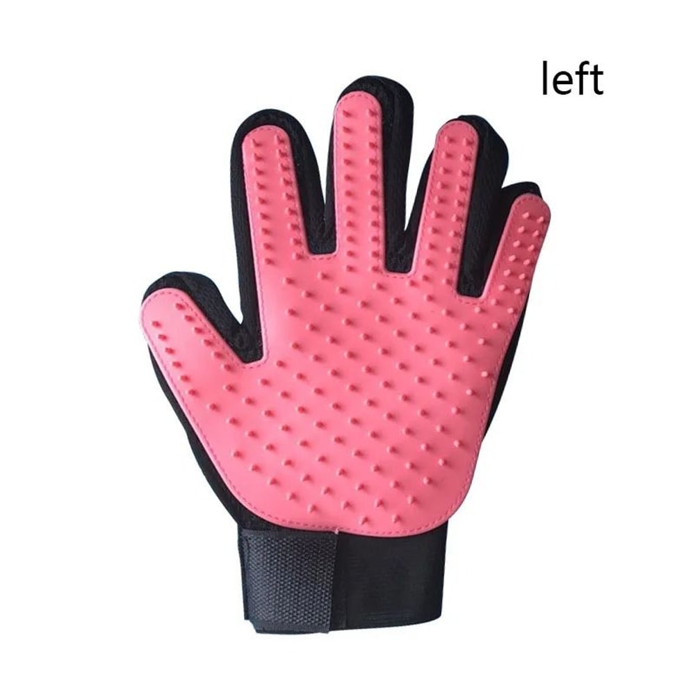Deshedding Pet Grooming Glove Hair Removal Massage Brush For Dogs And Cats 1