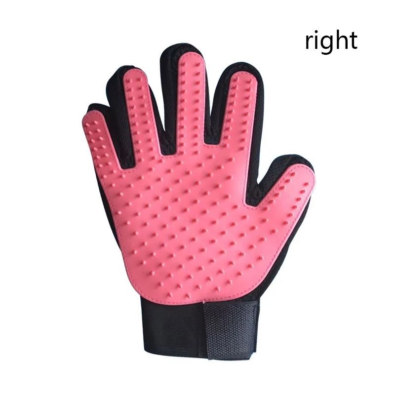 Deshedding Pet Grooming Glove Hair Removal Massage Brush For Dogs And Cats 2