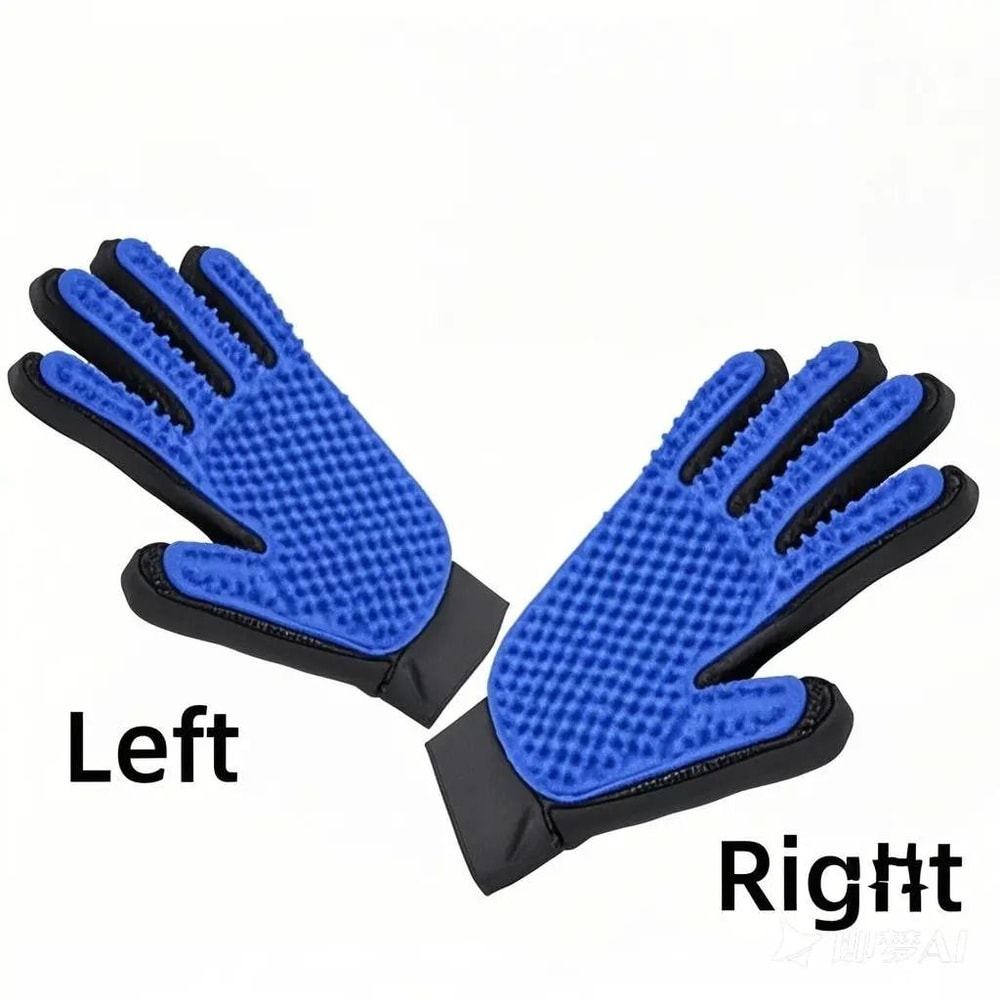 Deshedding Pet Grooming Glove Hair Removal Massage Brush For Dogs And Cats 6