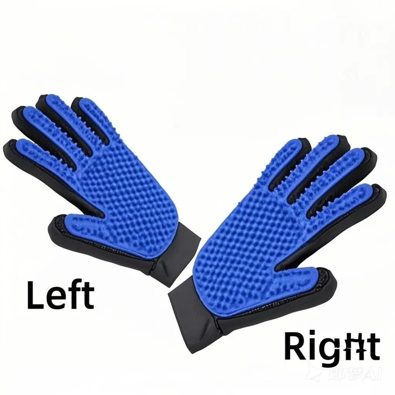 Deshedding Pet Grooming Glove Hair Removal Massage Brush For Dogs And Cats 6
