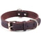 Benepaw Genuine Leather Dog Collar Heavy Duty Double D Ring Collar For Medium And Large Dogs 1