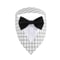 Sucado Formal Dog Bandana Tuxedo Adjustable Wedding And Party Scarf For Pets 5