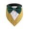 Sucado Formal Dog Bandana Tuxedo Adjustable Wedding And Party Scarf For Pets 6