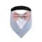 Sucado Formal Dog Bandana Tuxedo Adjustable Wedding And Party Scarf For Pets 4