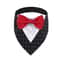 Sucado Formal Dog Bandana Tuxedo Adjustable Wedding And Party Scarf For Pets 1