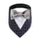 Sucado Formal Dog Bandana Tuxedo Adjustable Wedding And Party Scarf For Pets 2