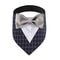 Sucado Formal Dog Bandana Tuxedo Adjustable Wedding And Party Scarf For Pets 2