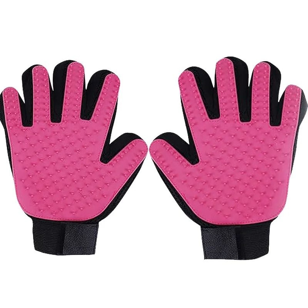 Breathable Pet Grooming Gloves Hair Removal Brush For Dogs And Cats 14