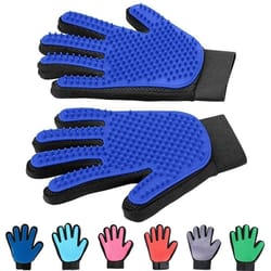 breathable pet grooming gloves hair removal brush for dogs and cats