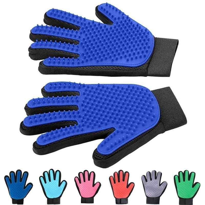Breathable Pet Grooming Gloves Hair Removal Brush For Dogs And Cats 0