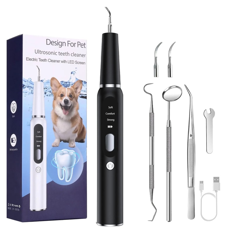 Ultrasonic Pet Tooth Cleaner Electric Plaque Removal Dental Care Tool For Dogs And Cats 2
