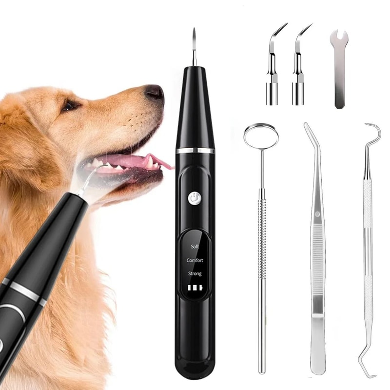 Ultrasonic Pet Tooth Cleaner Electric Plaque Removal Dental Care Tool For Dogs And Cats 4