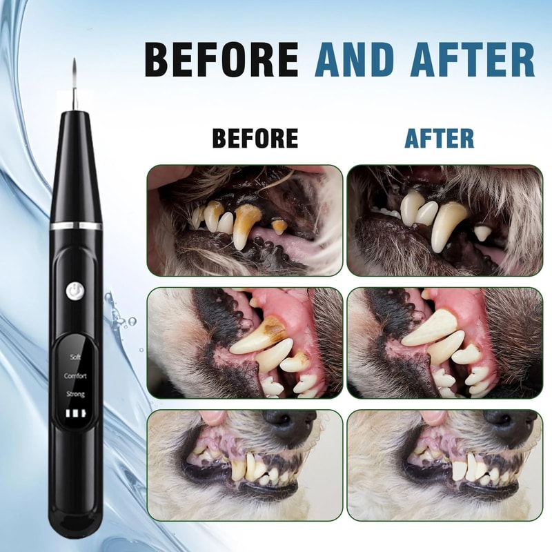 Ultrasonic Pet Tooth Cleaner Electric Plaque Removal Dental Care Tool For Dogs And Cats 7