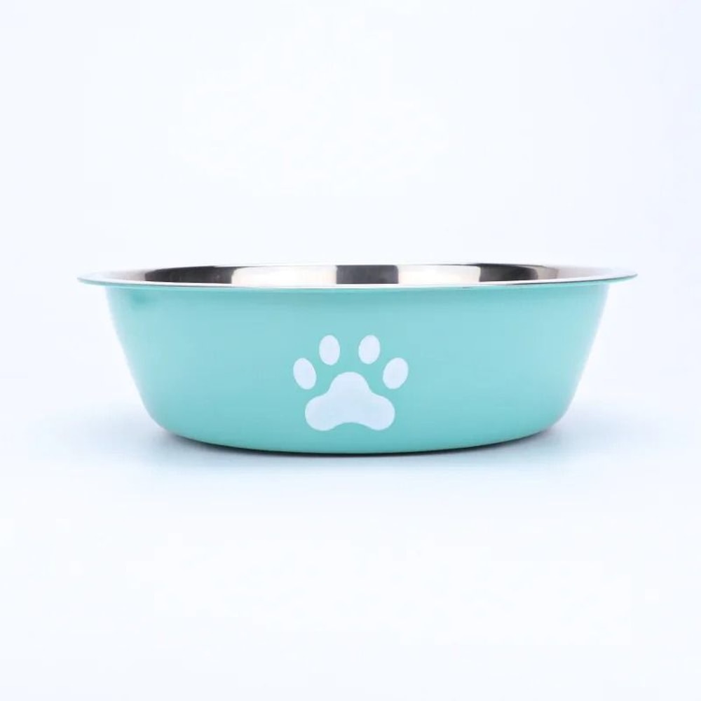 Stainless Steel Dog Feeding Bowl Non Slip Food And Water Dish For Dogs And Cats 3