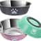 Stainless Steel Dog Feeding Bowl Non Slip Food And Water Dish For Dogs And Cats 0