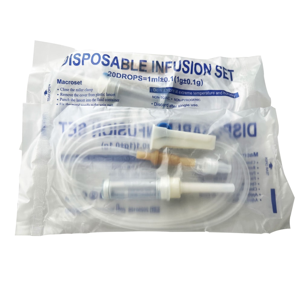 Disposable Animal Infusion Set Extended Veterinary Drip Tube With Screw Mouth Connector 3