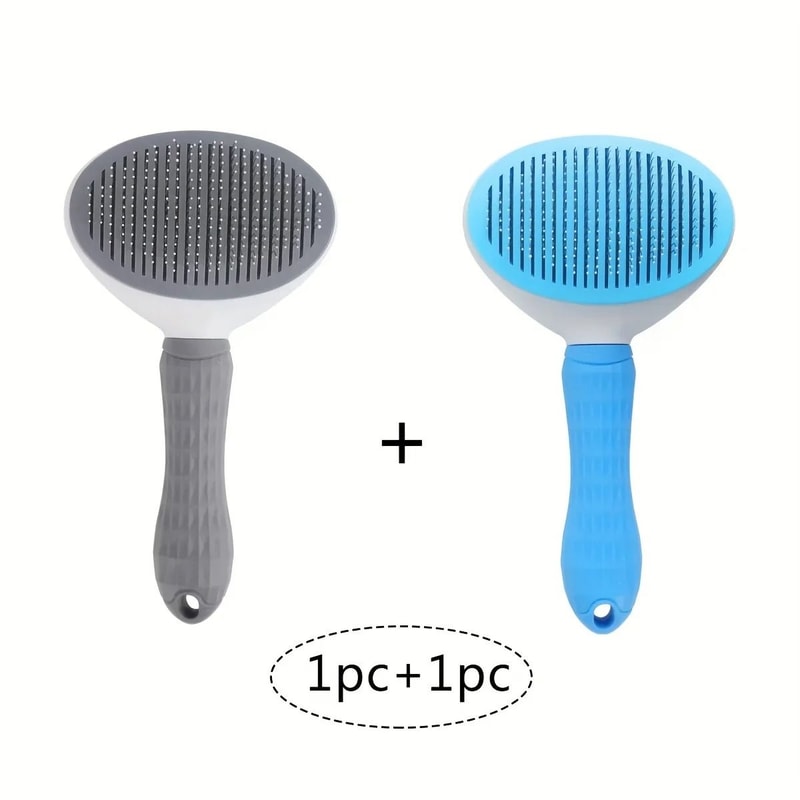 Stainless Steel Pet Grooming Brush And Cat Massage Comb For Dogs And Cats 3