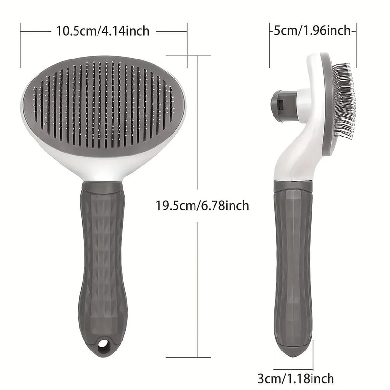 Stainless Steel Pet Grooming Brush And Cat Massage Comb For Dogs And Cats 4