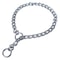 Stainless Steel Dog Training Choke Collar Adjustable Snake Chain Collar For Bulldogs And Large Dogs 0